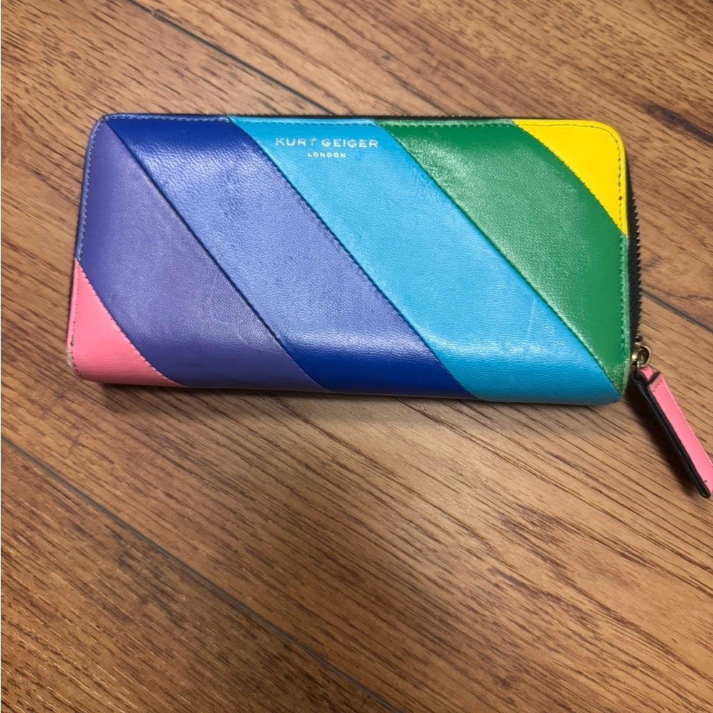 Kurt Geiger Multicolor Stripe Wallet